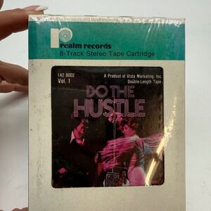 Vintage 1976 Do The Hustle Vol 1 Realm Records 8-Track Tape Sealed New 1A2 8002‎